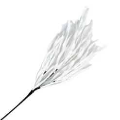 New Christmas Forever SPRAY FAUX GRASS 31.5″ WHITE