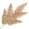 Clearance Christmas Forever SPRAY FERN LEAVES 24″ ROSE GOLD GLITTER