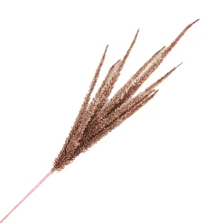 Discount Christmas Forever SPRAY FERN LEAVES 29.5″ ROSE GOLD GLITTER