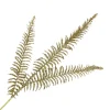 Christmas Forever SPRAY FERN LEAVES 29.5″ X 3 LIGHT GOLD GLITTER