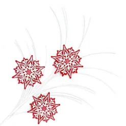 Discount Christmas Forever SPRAY FIREWORK 18″RED GLITTER/ TINSEL