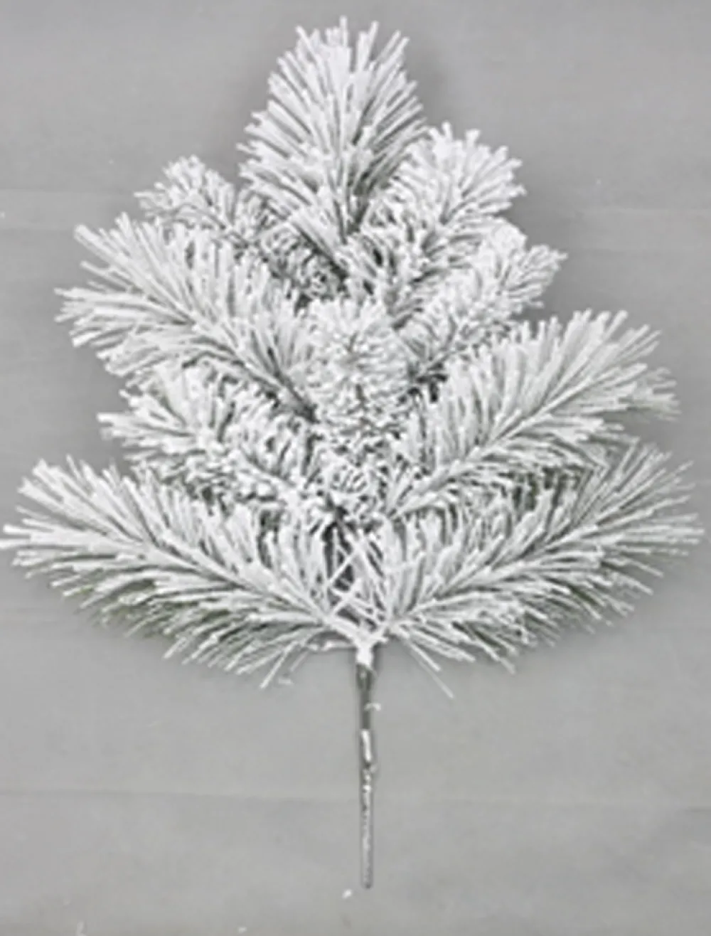 Christmas Forever SPRAY FLOCKED HARD NEED PINE 24″ 10T HEAVY FLOCKING