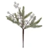 Sale Christmas Forever SPRAY FROSTED PINE 12″ SNOW BERRY WHITE F