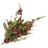 Sale Christmas Forever SPRAY FROSTED PINE 19″ RED BERRIES CEDAR & CONES