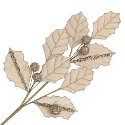Christmas Forever SPRAY GRASS 36″ GOLD GLITTER