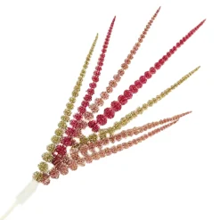 Outlet Christmas Forever SPRAY GRASS 30″ PINK/FUCHSIA/MULTI GLITTER