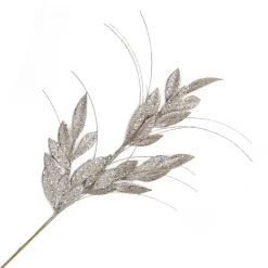 Online Christmas Forever SPRAY GRASS 36″ SILVER GLITTER