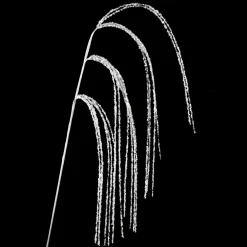 New Christmas Forever SPRAY GRASS HANGING 24″ SILVER GLITTER