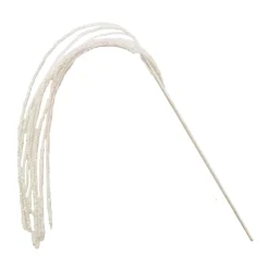 Christmas Forever SPRAY GRASS HANGING 49.5″ WHITE SHINY/GLITTER