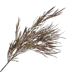 Outlet Christmas Forever SPRAY GRASS LEAVES 27″ COPPER GLITTER