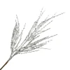 Online Christmas Forever SPRAY GRASS LEAVES 16″ SILVER 16″ GLITTER