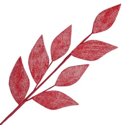 Hot Christmas Forever SPRAY LEAVES 28″ ROSE PINK GLITTER