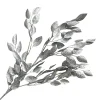 Christmas Forever SPRAY LEAVES APPLE 29.5″ SILVER GLITTER