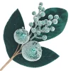 Outlet Christmas Forever SPRAY LEAVES BAY 26″ CHAMPAGNE GLITTER