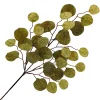 Hot Christmas Forever SPRAY LEAVES EUCALYPTUS 27″ GREEN W/ GOLD GLITTER