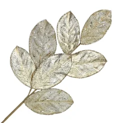 Discount Christmas Forever SPRAY LEAVES FABRIC 30″ ROSE GOLD VELVET/ GLITTER /METALLIC HOLLY SHAPE