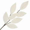 Best Christmas Forever SPRAY LEAVES FABRIC 26″ IVORY FUR
