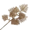 Online Christmas Forever SPRAY LEAVES FAN SHAPE 18″ COPPER ROSE GOLD 18.5″ FAN SHAPED LEAF W/ GLITTER