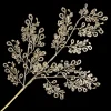 New Christmas Forever SPRAY LEAVES HOLLOW 31″ CHAMPAGNE GLITTER