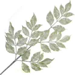 Sale Christmas Forever SPRAY LEAVES ICED 27″ GREEN FROSTING