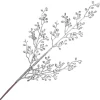Best Christmas Forever SPRAY LEAVES MINI 26″ SILVER GLITTER