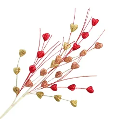 Hot Christmas Forever SPRAY MINI HEARTS 31″ RED/ MUTI GLTR