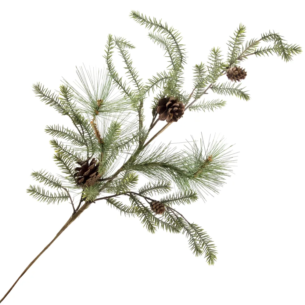Outlet Christmas Forever SPRAY PINE 31″ PINE NEDLE W/ MINI CONES