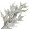 Hot Christmas Forever SPRAY PINE FROSTED 28.5″ CEDAR W/ RED BERRIES