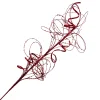 Hot Christmas Forever SPRAY SPIRAL GRASS 26″ BURGUNDY GLITTER