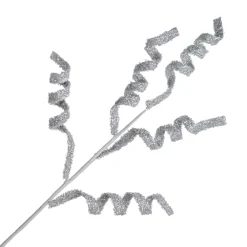 Online Christmas Forever SPRAY SWIRL 28″ X 5 SILVER GLITTER