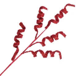 Hot Christmas Forever SPRAY SWIRL 28″x5 RED GLITTER