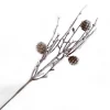 Discount Christmas Forever SPRAY TWIG 16″ W/ PINE CONE FLOCKED