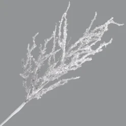 Christmas Forever SPRAY TWIG 17.5″ WHITE & ICE GLITTER
