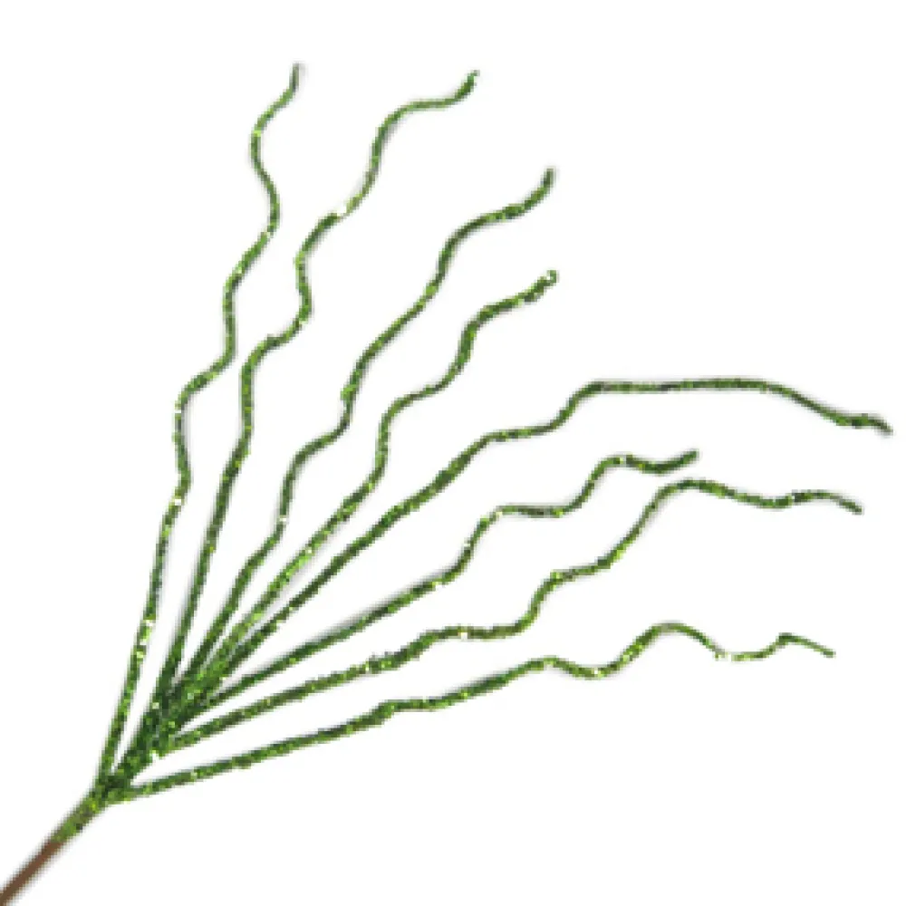 Sale Christmas Forever SPRAY TWIG 28″ X 8 GREEN GLITTER