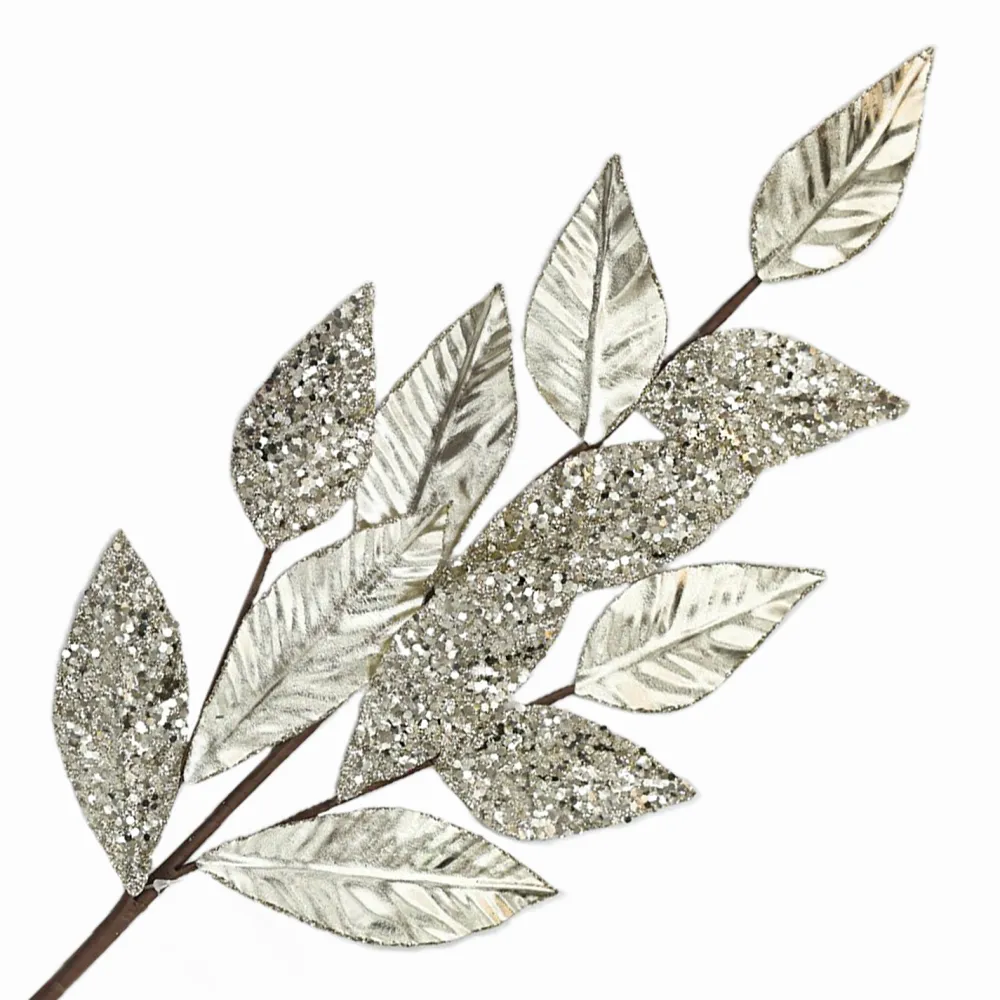 Best Christmas Forever SPRAY TWIGS 36″ RED/WHITE SEQUINS/ GLITTER