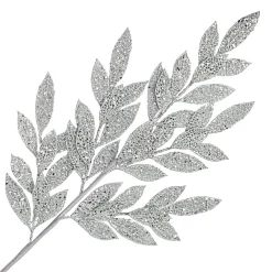 Online Christmas Forever SPRAY TWIGS 32.5″ SILVER GLITTER