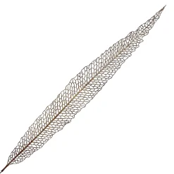 Sale Christmas Forever STEM LEAF ELONGATED HOLLOW 40″ COPPER GLITTER