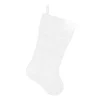 Best Christmas Forever STOCKING 20.5″ WHITE IRID. CURLY FAUX FUR