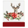 Sale Christmas Forever TABLE DECOR ACRYLIC LIGHTED TABLETOP 6″x2.5″x7″ REINDEER LED STRIP+6/18TIMER