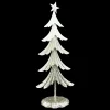 Best Christmas Forever TABLE TOP TREE 20″ METAL W/ WHT & CHAMP GLTR