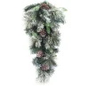 New Christmas Forever TEARDROP FROSTED GROUSE PINE 36″ 61 TIPS W/ PINE CONES