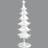 Outlet Christmas Forever TREE 24″ WHITE METAL W/ SILVER FOIL