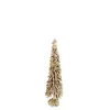 New Christmas Forever TREE ALPINE 17″ W/ GOLD BEAD GLITTER
