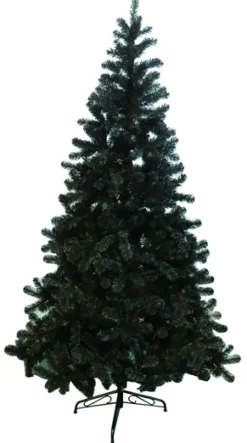 Clearance Christmas Forever TREE BLACK NOBLE 7’/1048T W/ METAL STAND