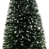 Outlet Christmas Forever TREE BOTTLE BRUSH NAT. 7″ VILLAGE W/ SNOW & BASE