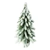 Hot Christmas Forever TREE FLOCKED ALPINE 13″ W/ WOODEN BASE