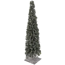 Online Christmas Forever TREE MINI LEAVES FROSTED 12″ W/ METAL BASE