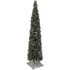 New Christmas Forever TREE MINI LEAVES FROSTED 16″ W/ METAL BASE