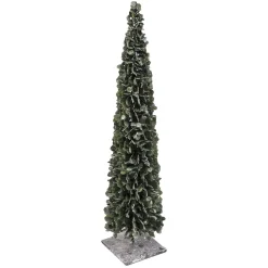 New Christmas Forever TREE MINI LEAVES FROSTED 16″ W/ METAL BASE