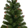 Sale Christmas Forever TREE NAT. PINE 24″ /67T CDN PINE W/RED BERRY W/ BURLAP BASE 2